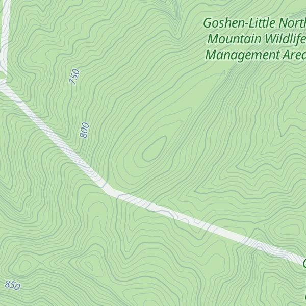 Map of Bratton Mountain