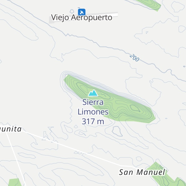 Map of Sierra Limones