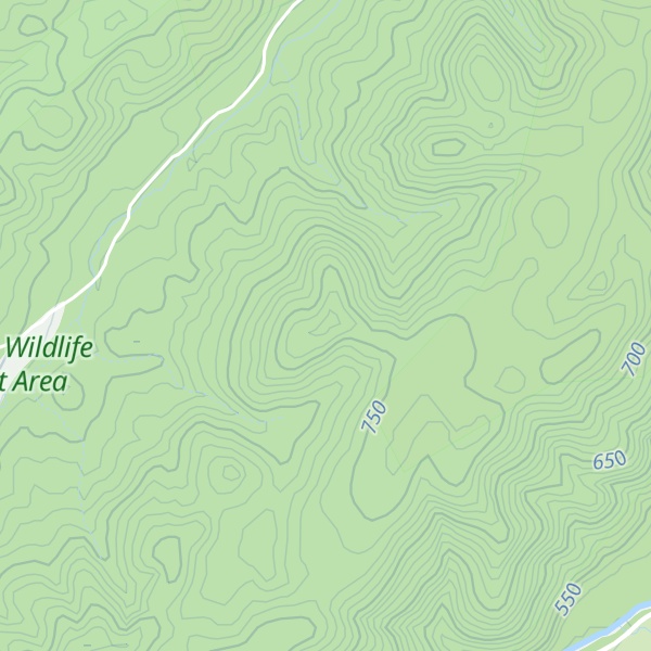 Map of Summers Mountain