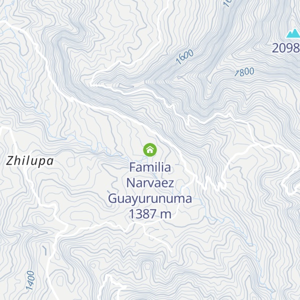 Map of Familia Narvaez Guayurunuma
