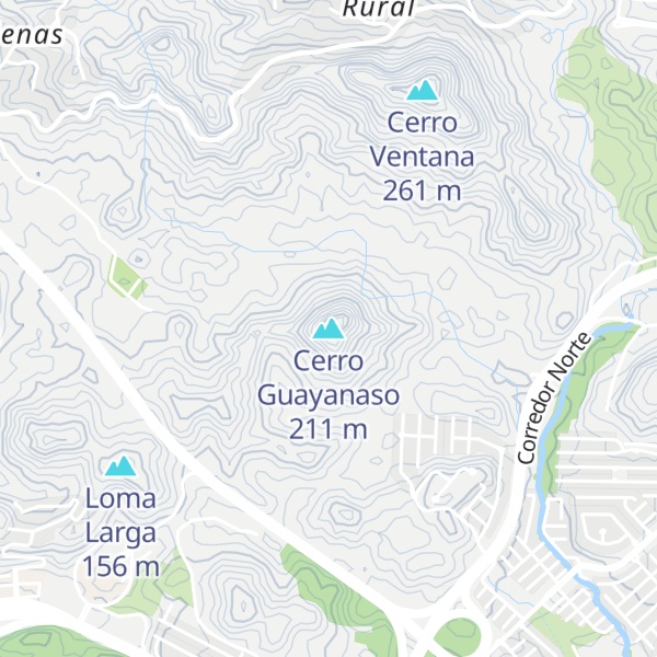 Map of Cerro Guayanaso