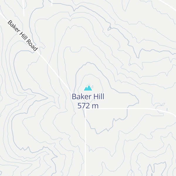 Map of Baker Hill