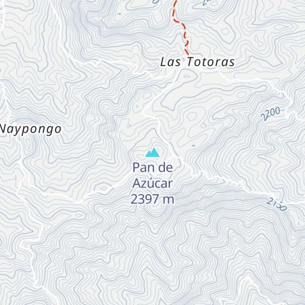 Map of Pan de Azúcar