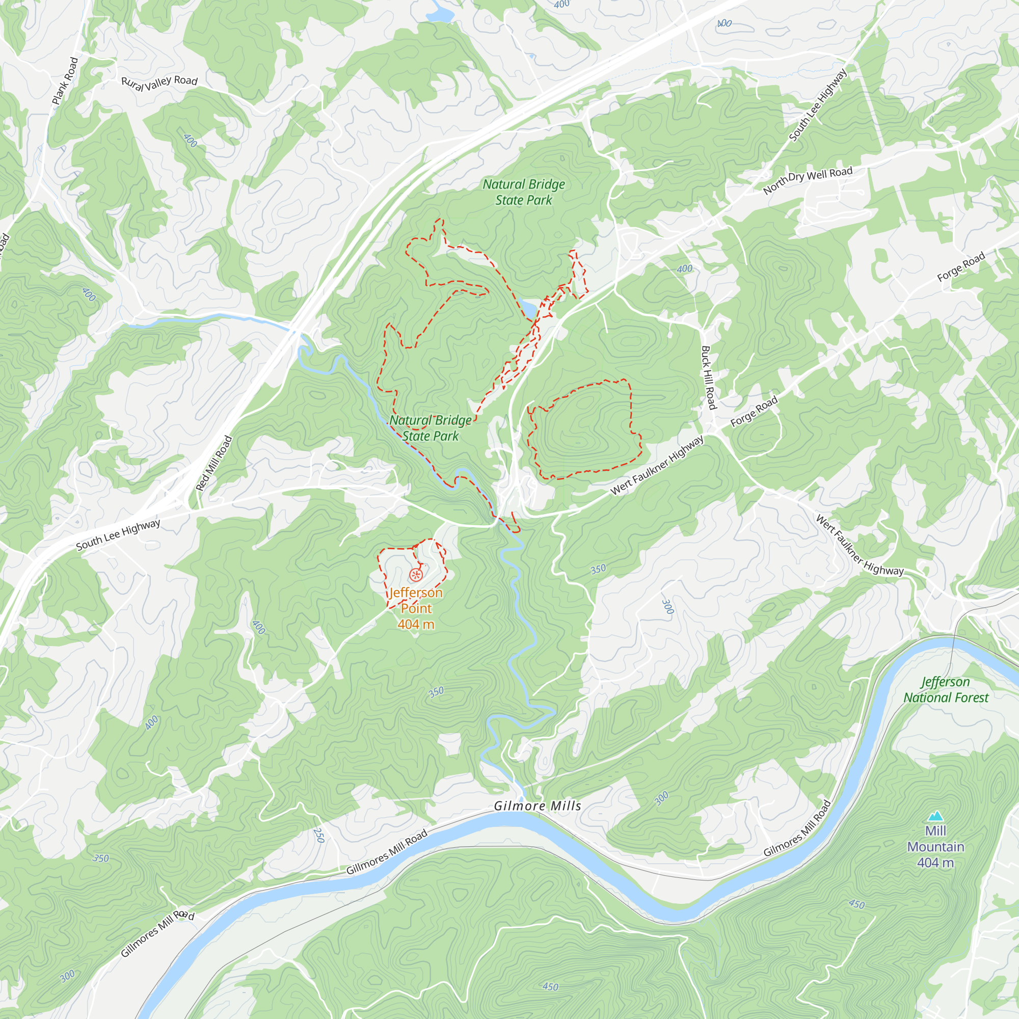 Bridge Entrance & Gift Shop map