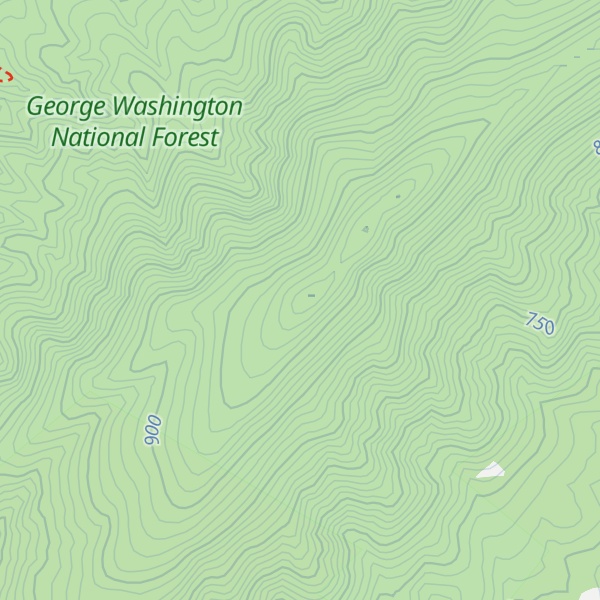 Map of Chestnut Ridge