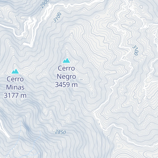 Map of Cerro Pinchijaga