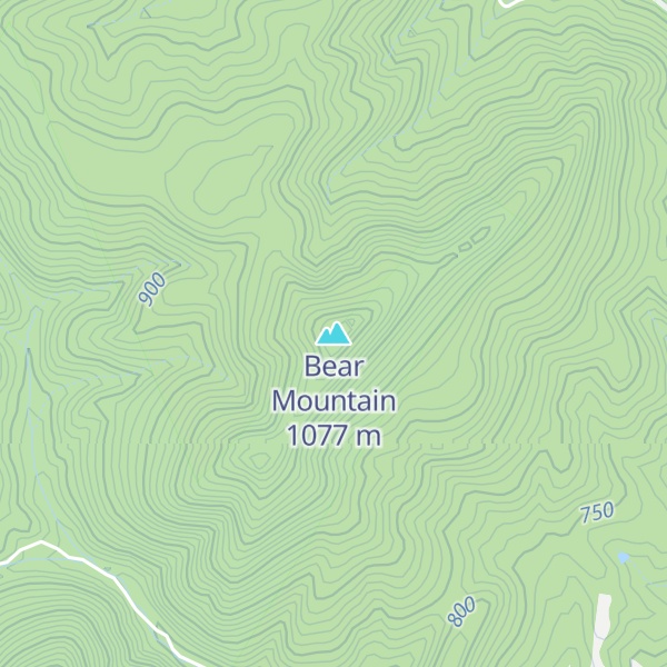 Map of Bear Mountain