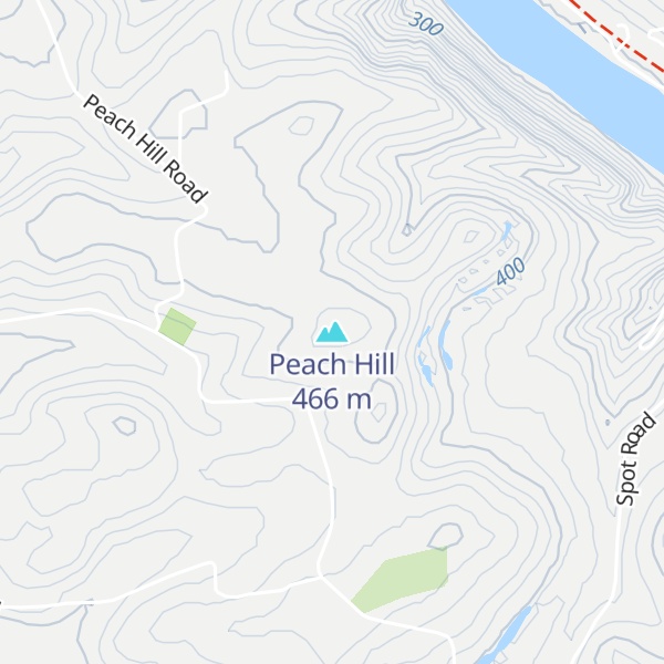 Map of Peach Hill