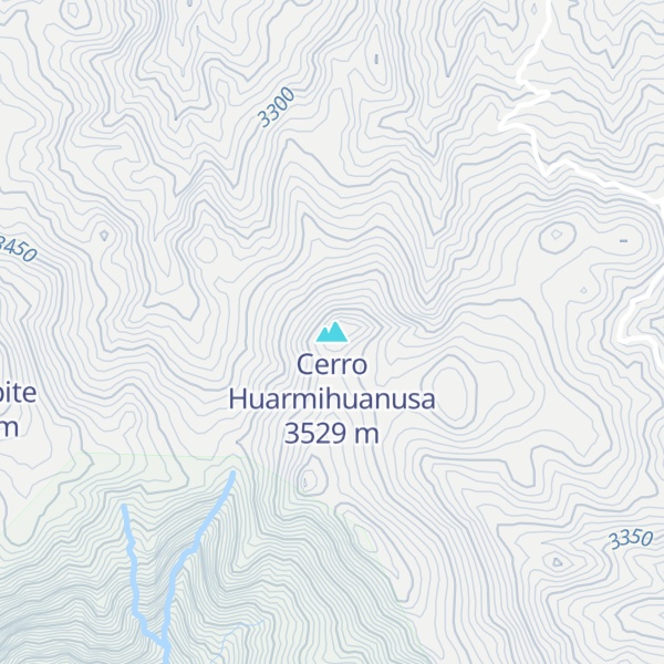 Map of Cerro Huarmihuanusa