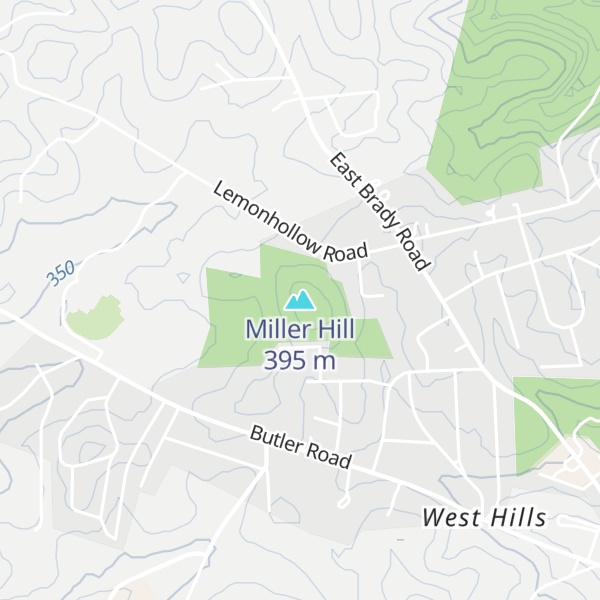 Map of Miller Hill