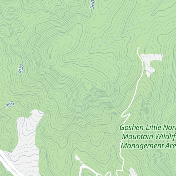 Map of White Rock Mountain