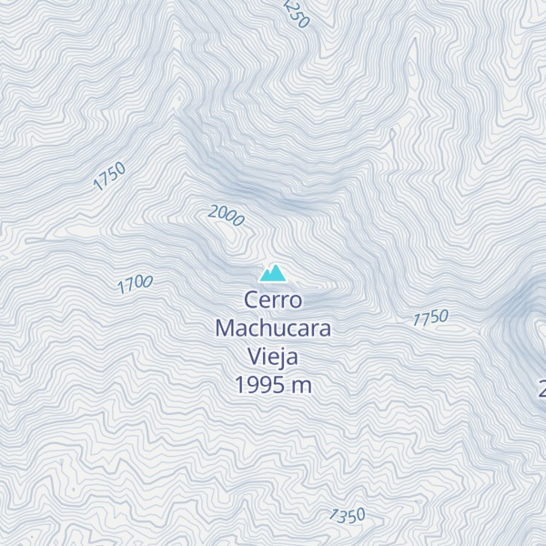 Map of Cerro Machucara Vieja