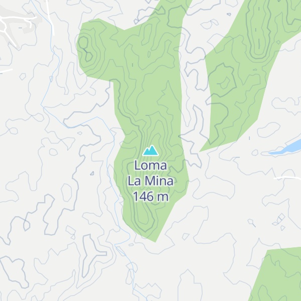 Map of Loma La Mina