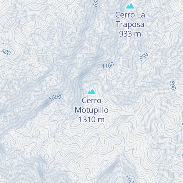 Map of Cerro Motupillo
