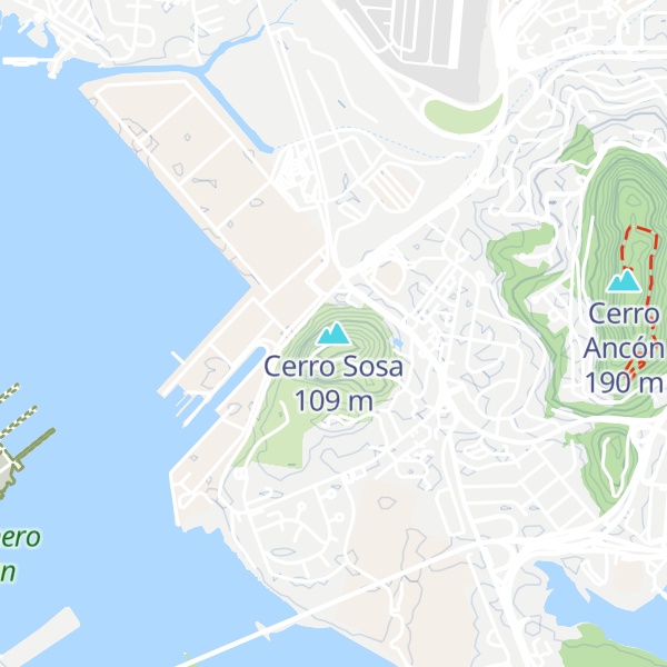 Map of Cerro Sosa