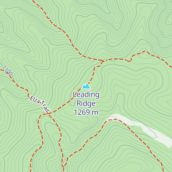 Map of Leading Ridge