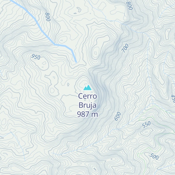 Map of Cerro Bruja