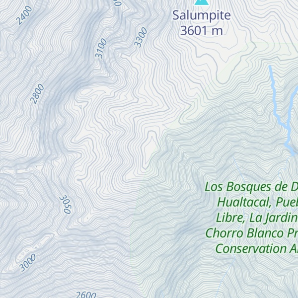 Map of Cerro Canchamachay