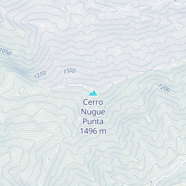 Map of Cerro Nugue Punta