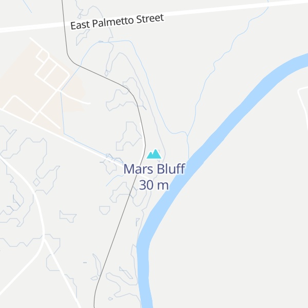 Map of Mars Bluff
