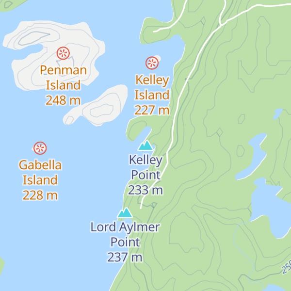 Map of Kelley Point