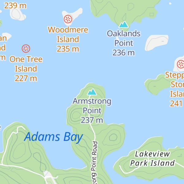 Map of Armstrong Point