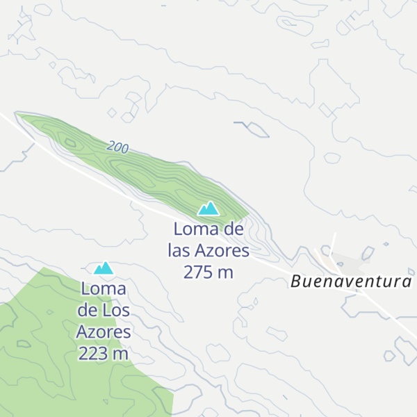 Map of Loma de las Azores