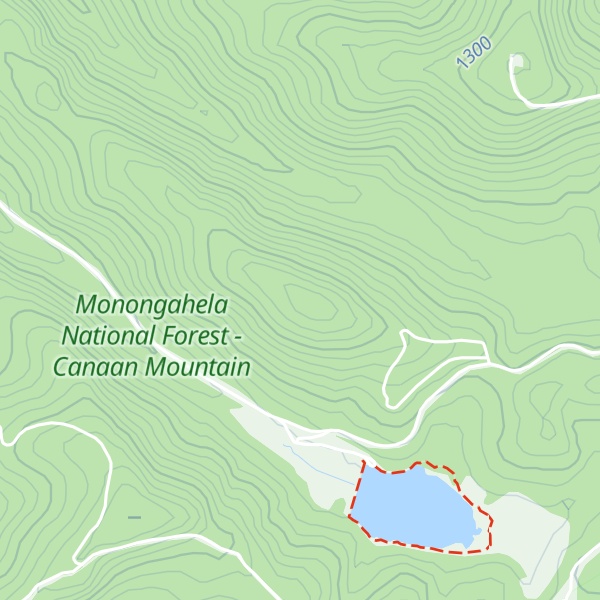 Map of Narrow Ridge