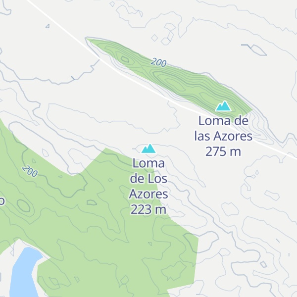 Map of Loma de Los Azores