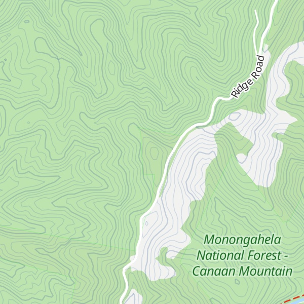 Map of Beech Pen Ridge