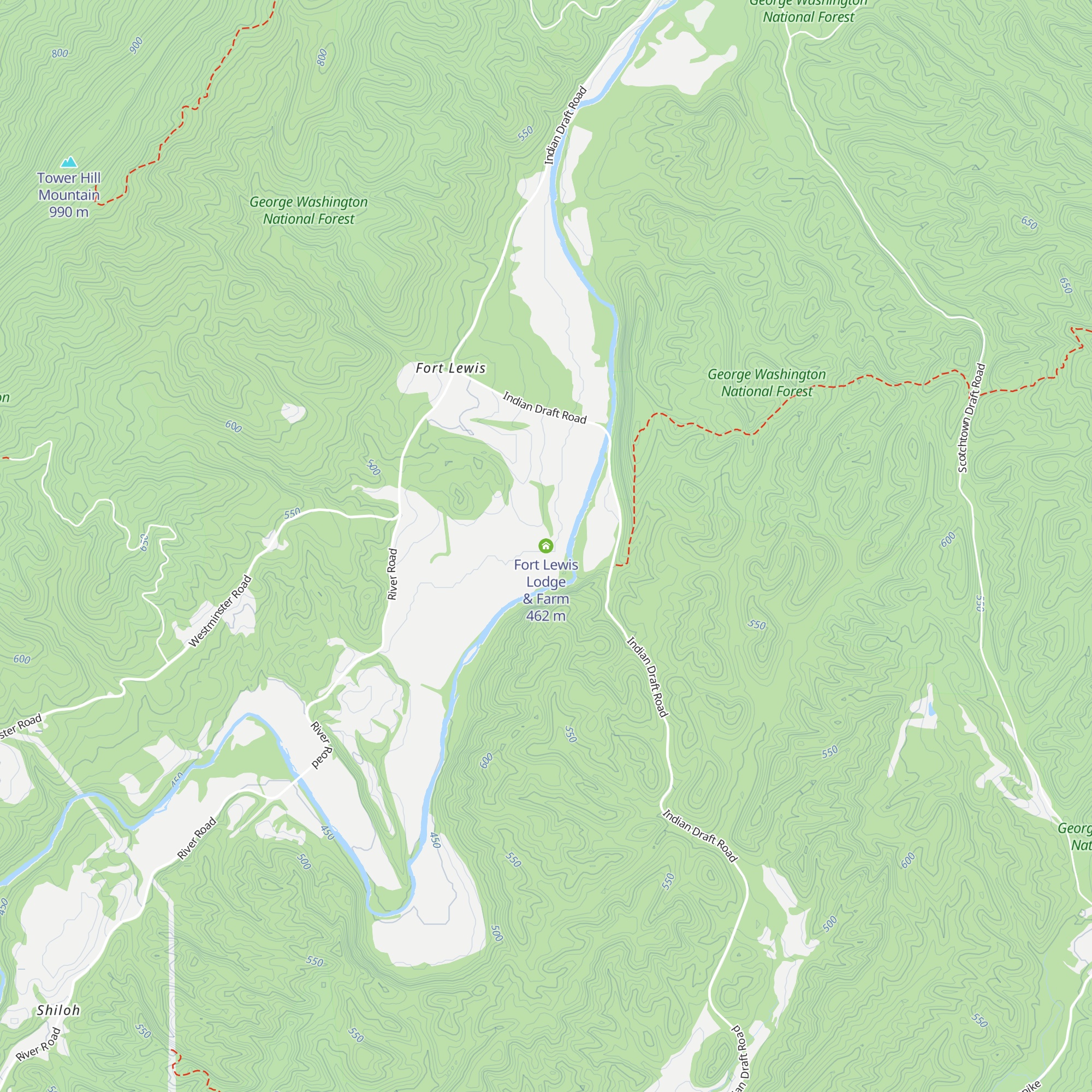 Fort Lewis Lodge & Farm map