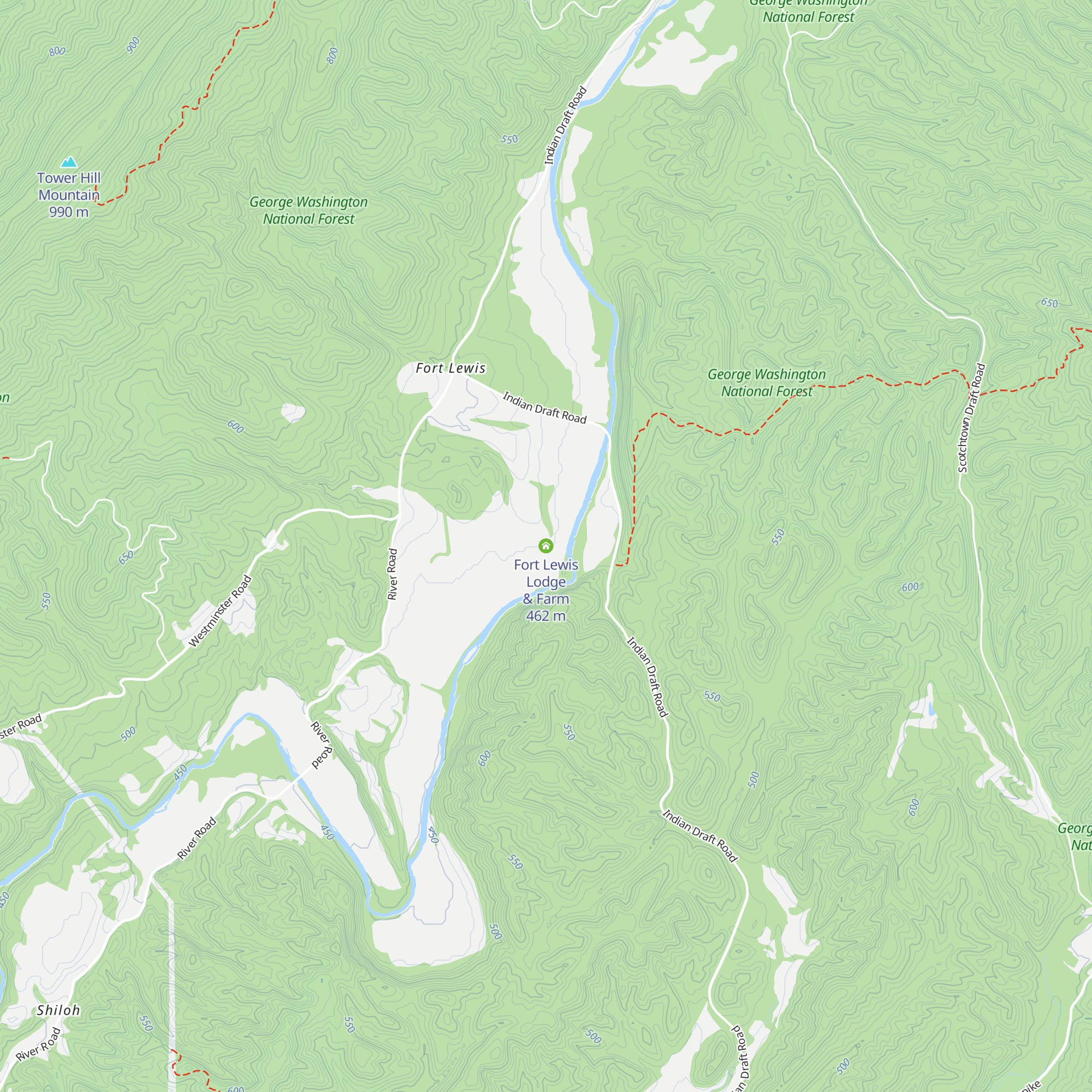 Fort Lewis Lodge & Farm map