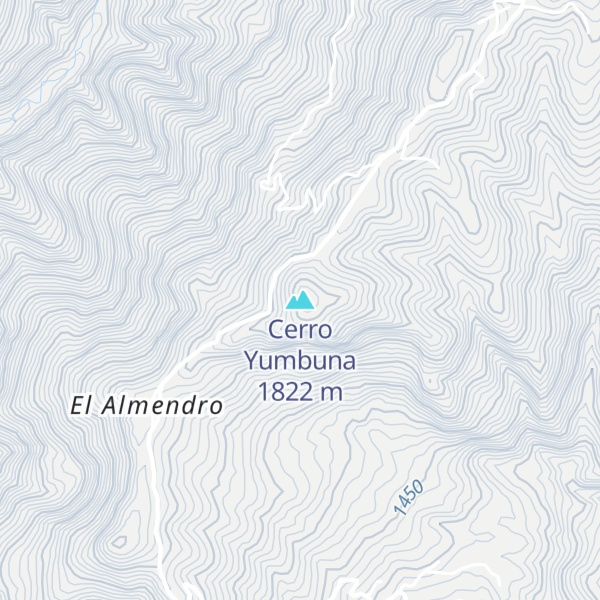 Map of Cerro Yumbuna