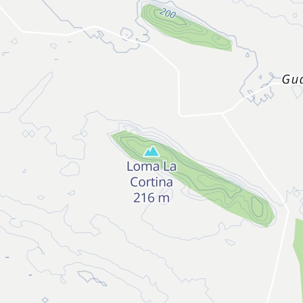 Map of Loma La Cortina