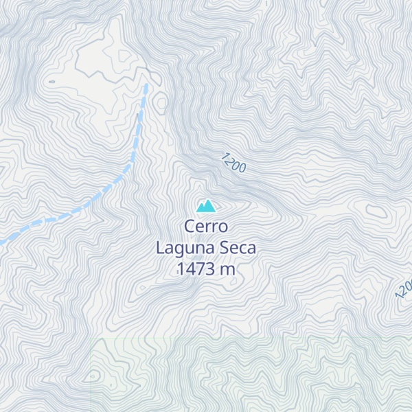 Map of Cerro Laguna Seca
