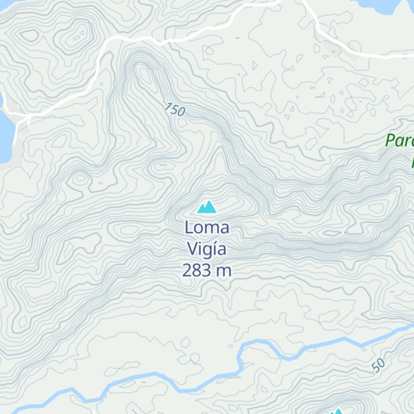 Map of Loma Vigía