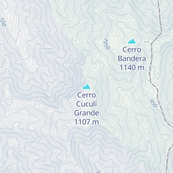 Map of Cerro Cuculí Grande