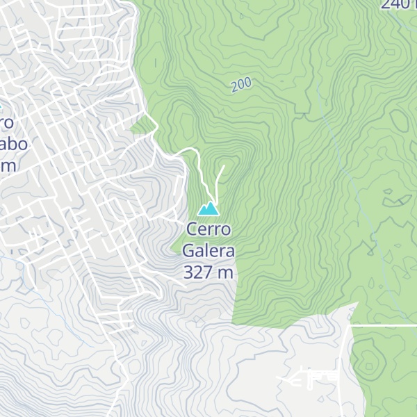 Map of Cerro Galera