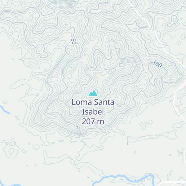 Map of Loma Santa Isabel