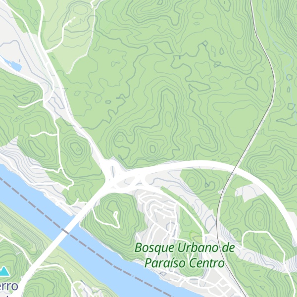 Map of Cerro Paraíso