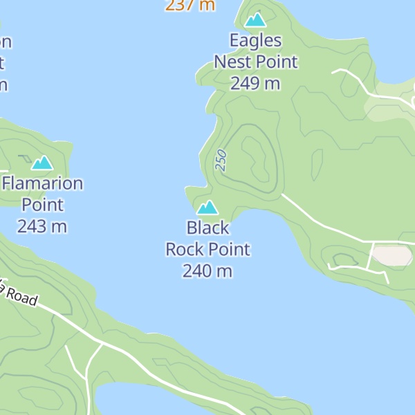 Map of Black Rock Point