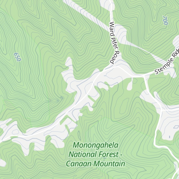Map of White Ridge