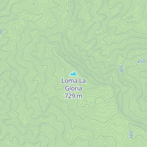 Map of Loma La Gloria