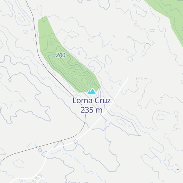 Map of Loma Cruz