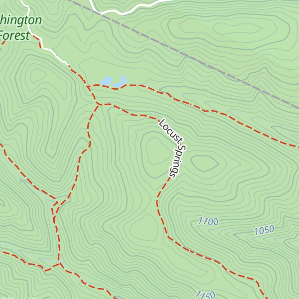 Map of Buck Knob