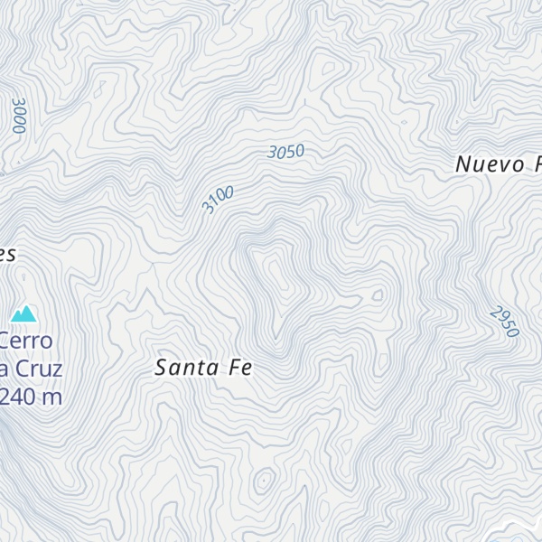 Map of Cerro Rakayo