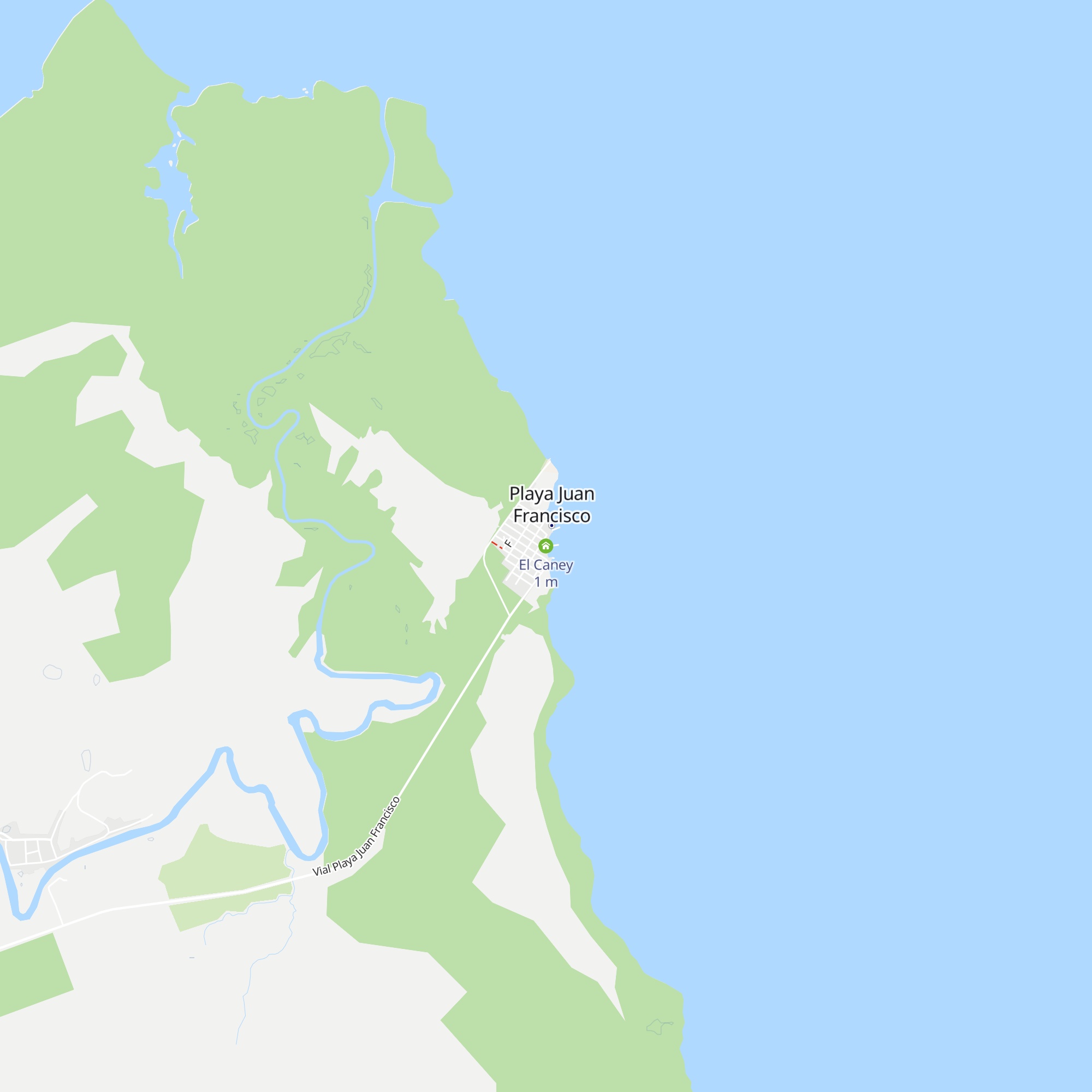 El Caney map