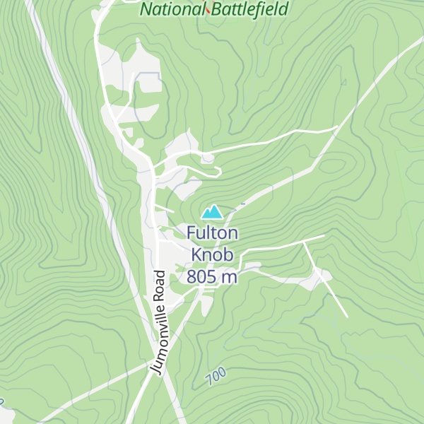 Map of Fulton Knob