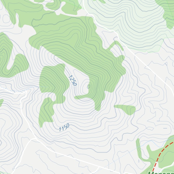 Map of Yokum Knob