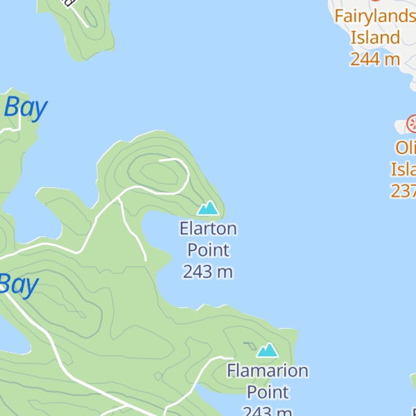 Map of Elarton Point